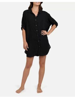 Lands' End Ladies' Swim Cove Black Size XS/S